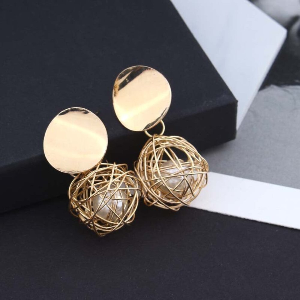 Earrings Women Stud Mada Bohemian Hoop Drop Cute Top Trendy Jewelry - Picture 3 of 6